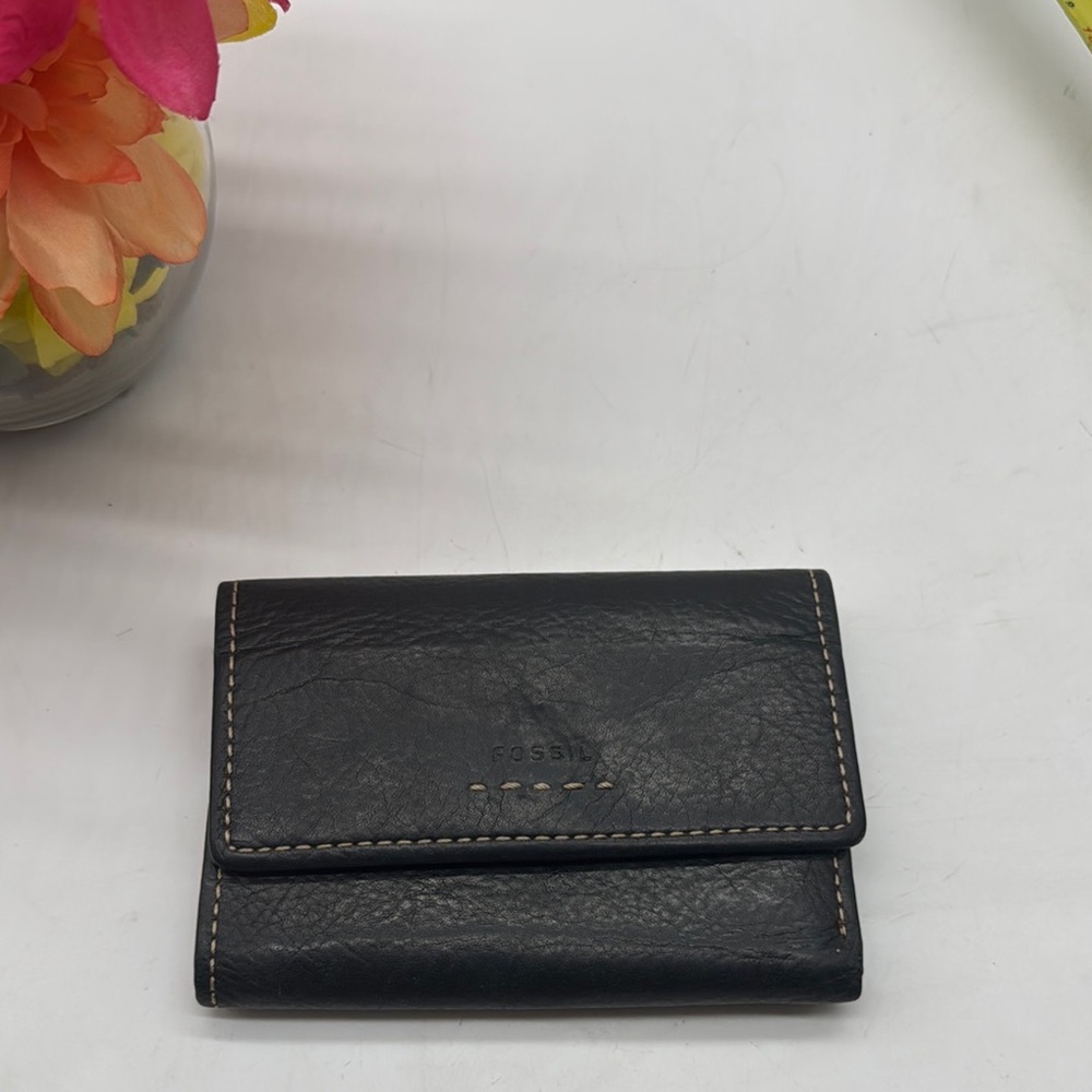 Fossil Black Leather Wallet